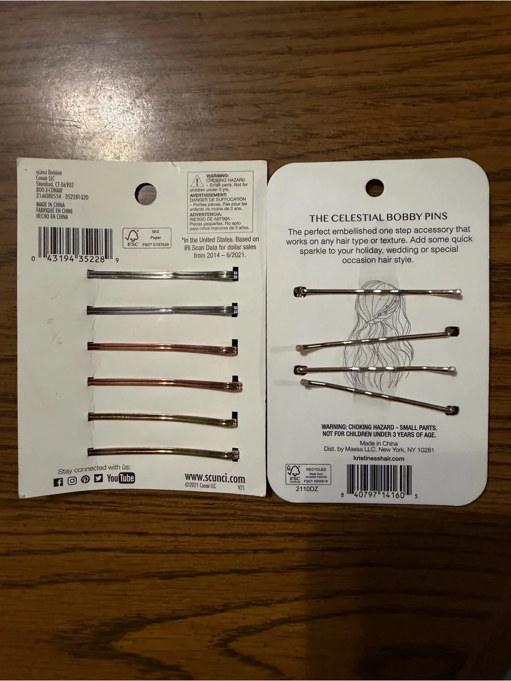Kristin ESS hair pins